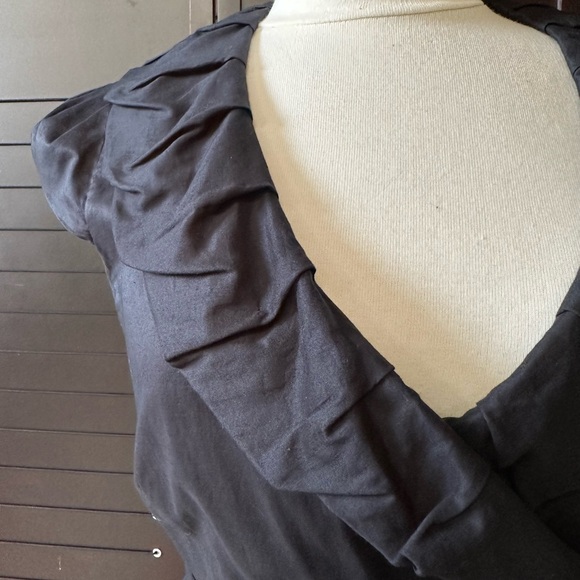 Calvin Klein Wrap Collar Pocket Dress - 8P - Picture 4 of 9